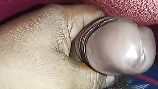 Handjob of my cock very hard now