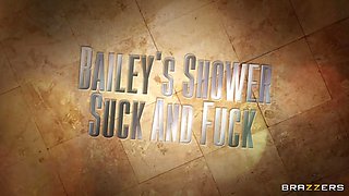 Bailey's Shower Suck And Fuck With Jonathan Jordan, Bailey Base - Brazzers