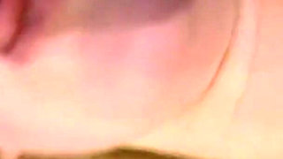 Hot young blonde sucks and fucks old guy with huge dick