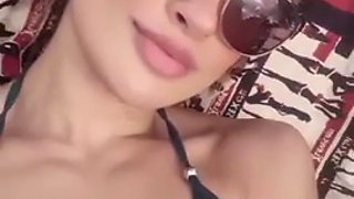 Sunbathing sunglasses redhairedgirl latinabody
