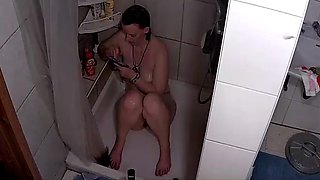Caught In The Shower Masterbating