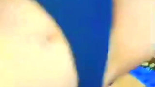 Desi Indian Shreya Bhabhi talking to her stepbrother on video call.