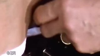 Vintage Dominating Action For Two Chicks