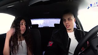 Young and crazy porn cockslut joins big-arsed cast for car