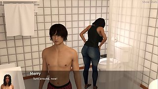 Steamy wife's bathroom adventures with some sizzling fun