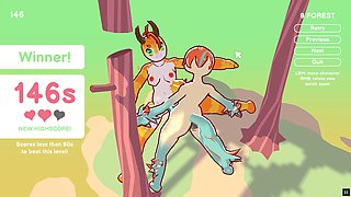 Hilarious hentai game episode featuring outdoor fun with Esther's beaver in the park