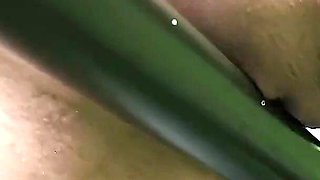 On the Bicycle Bouncing Boobs and Rubbing My Big Clit with Fun