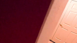 Caught Peeping, Stepmom Lets You Masturbate with Her and Cum in Her Pussy