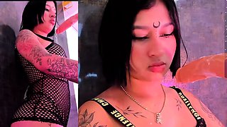 Amateur Brunette Slave Toyed