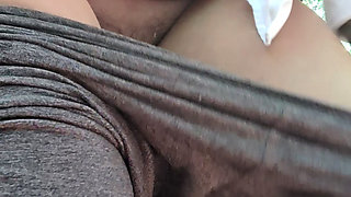 A quick pee in the forest