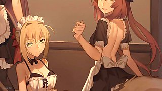 Hentai Maid JOI Challenge Mega Fap