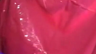 Vintage Red Latex Lingerie Glory Hole Action P2