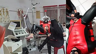 Mistress Luciana Dominates with Needles and Hardcore Anal Fuck in Latex Catsuit