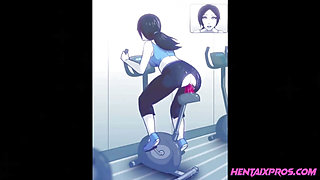 2D Cartoon - Workout Creampie and Wet Pussy (Uncensored)