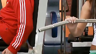 Nice Ass Brunette MILF Has Hot Sex in the Gym with Deep Penetrations