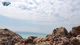 Julia Pink And Costas Antonis - German Milf Fucked And Cummed On The Nudist Beach In Greece