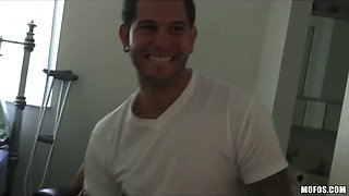 Gang of huge titted teenager latinas start a naughty orgy at a house fest