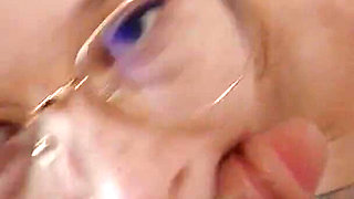 Redhead Tattooed Teacher Sucks Student's Dick