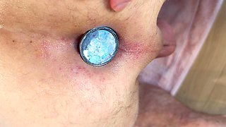 Best of Anal Plug Pegging My Husbands Tight Ass Compilation