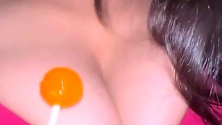 Very Hot Lollipop Blowjob by Delhi Girlfriend!!!! Indian Desi Girl 18 Year Old College Girl BDSM Mom Viral Mms Videos