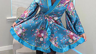 Sadie's Pretty Blue Robe
