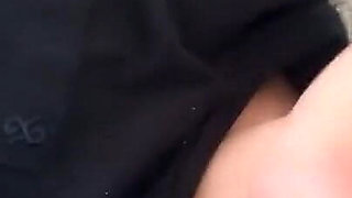A Sneaky Sleepy One Boobie Flash