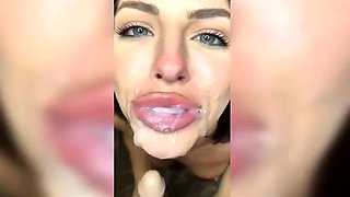 Blonde babe hole fisting herself