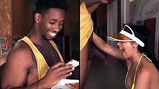 Horny Tourist Kinuski Meets Black Cock And Is Ready To Ride It - HORNY HOSTEL: Porn