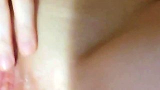 Pussy toying busty high heeled stunner solo pov masturbation