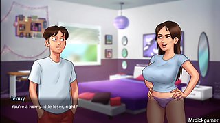 Hot Teen Bitch Gets Her Tits Squeezed by Her Stepbrother