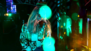 She Gives a Secret Handjob During Show and Tell