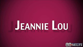 First a dildo, then a cock for Jeannie Lou\'s ass