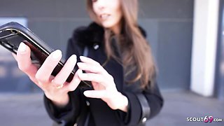 GERMAN SCOUT - Ass fuck Lovemaking Casting for Emma