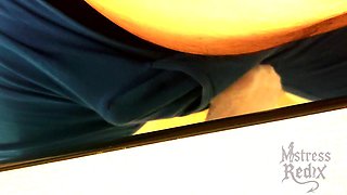 Sockjob & Ruined Orgasm Under Table