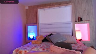 Naughty harlot emotional solo hot video