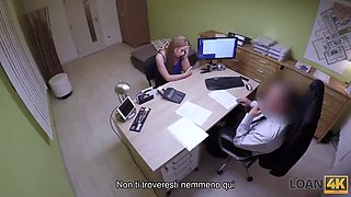 Loan4k. naive nata arriva in prestito e diventa proprietaria di una troia