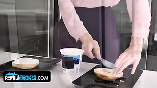 Stepbrother pranks Bunny Colby and fills her with hot cum