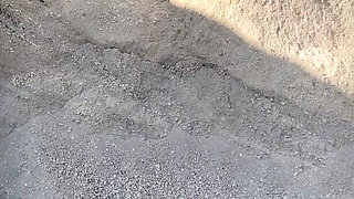 Exhibition Fuck on the Car