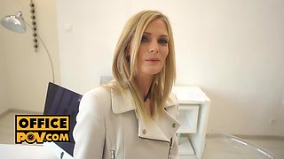 Candee Licious takes ATM after POV ass fuck