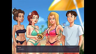 Summertime Saga Cap 39 - the Bottle Game on the Beach