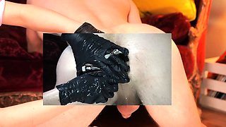 Brutal amateur teen fisting in bondage