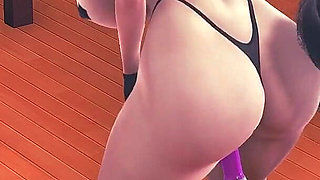 Yami Konjiki 3D Hentai - Breast Massage & POV Fingering Leading to Dildo Orgasm