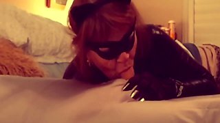 Catgranny Blows Batman Cam4m