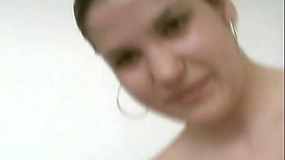 Amateur Brunette Jewelz Has Tryout for Pantyhose Factory