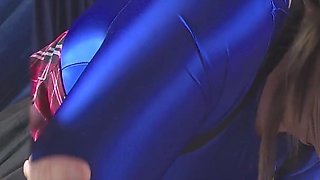Natacha Guapa Tan Nylon Encasement Blowjob