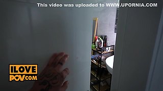 Sexy Brunette Ghomestory Takes Your Cumshot