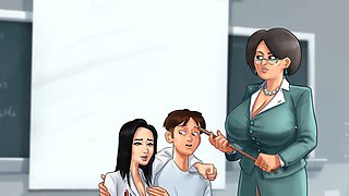 Porn game gameplay, summertime saga, summertime