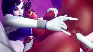 Porn game, 3d, playthrough