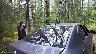 18 Yo Teen Gets Rough Anus Stretched In My Car