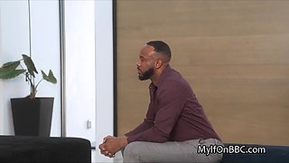 Ginger wife finally tries BIG BLACK DICK for the first time
